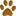 Dog Paw Brown favicon